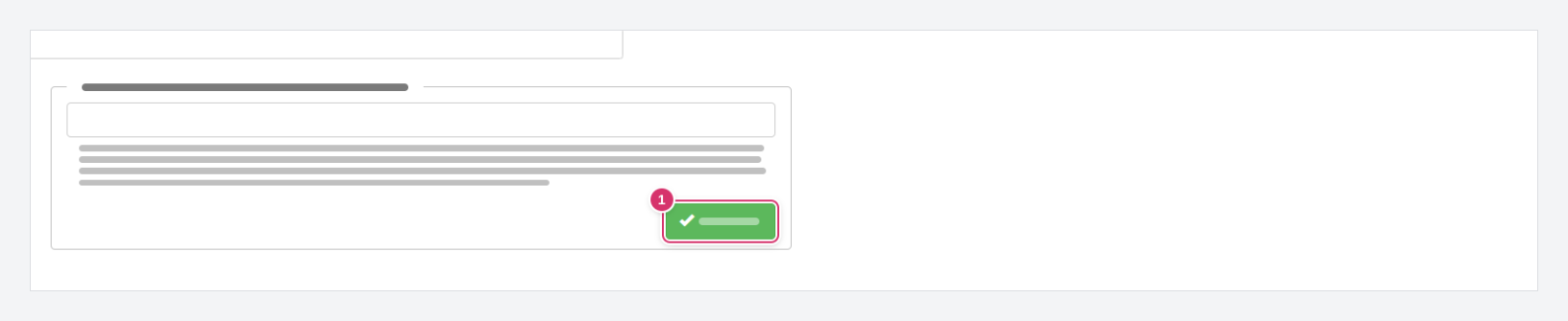 Configuración → Privacidad · (1) Guardar